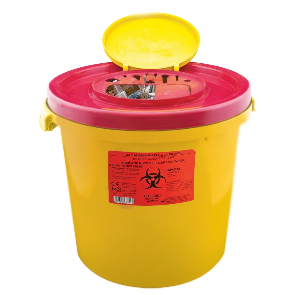 Tıbbi Atık Kovası 15 Lt