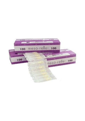 Meso-Relle 30 gr x 6 mm Mezoterapi İğnesi 100 Adet
