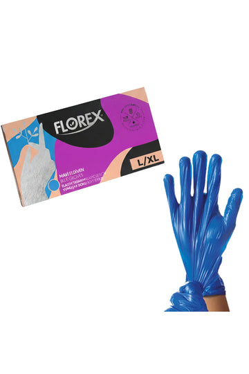 Florex Eldiven Mavi Pudrasız
